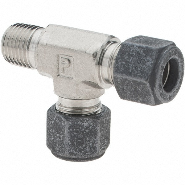 PARKER Parker BD-KP4424 Compression Tube Run Tee 3/8 in Ss