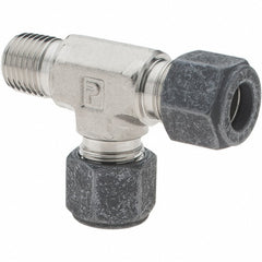 PARKER Parker BD-KP4424 Compression Tube Run Tee 3/8 in Ss