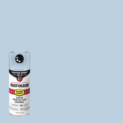 RUST-OLEUM Rust-oleum 376882 Satin Peaceful Blue Spray Paint 12 Oz