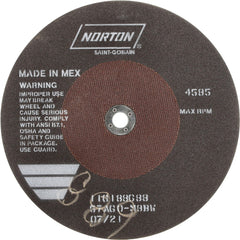 NORTON Norton 66253122824 Cut-off Wheel 10 in Aluminum Oxide 60 Grit