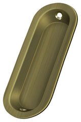 DELTANA Deltana FP223U5 Flush Pull Oblong Antique Brass