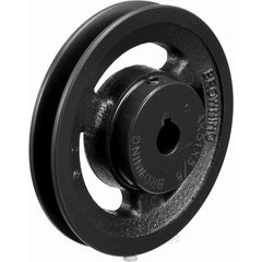 BROWNING Browning 1026657 Single Groove Sheave 5/8 in Bore 4.95 in Od