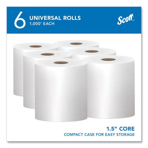 KIMBERLY-CLARK Kimberly-Clark KCC01005 Scott Hard Roll Towel 8 x 1000 ft (6/Carton) 1005