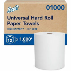 KIMBERLY-CLARK Kimberly-Clark KCC01000 Scott Essential Universal High-Capacity Hard Roll Towels 8 inches x 1000 ft (1.5 inches Core)