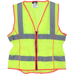 MCR SAFETY Mcr Safety LVCL2MLS High Visibility Safety Vest Small