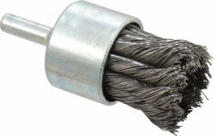 WEILER Weiler 90323 Knotted Wire End Brush 1-1/8 in Steel