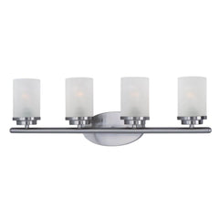 MAXIM LIGHTING Maxim Lighting 10214FTSN Corona 4-Light Bath Vanity 120V (26.25 in) 10214FTSN