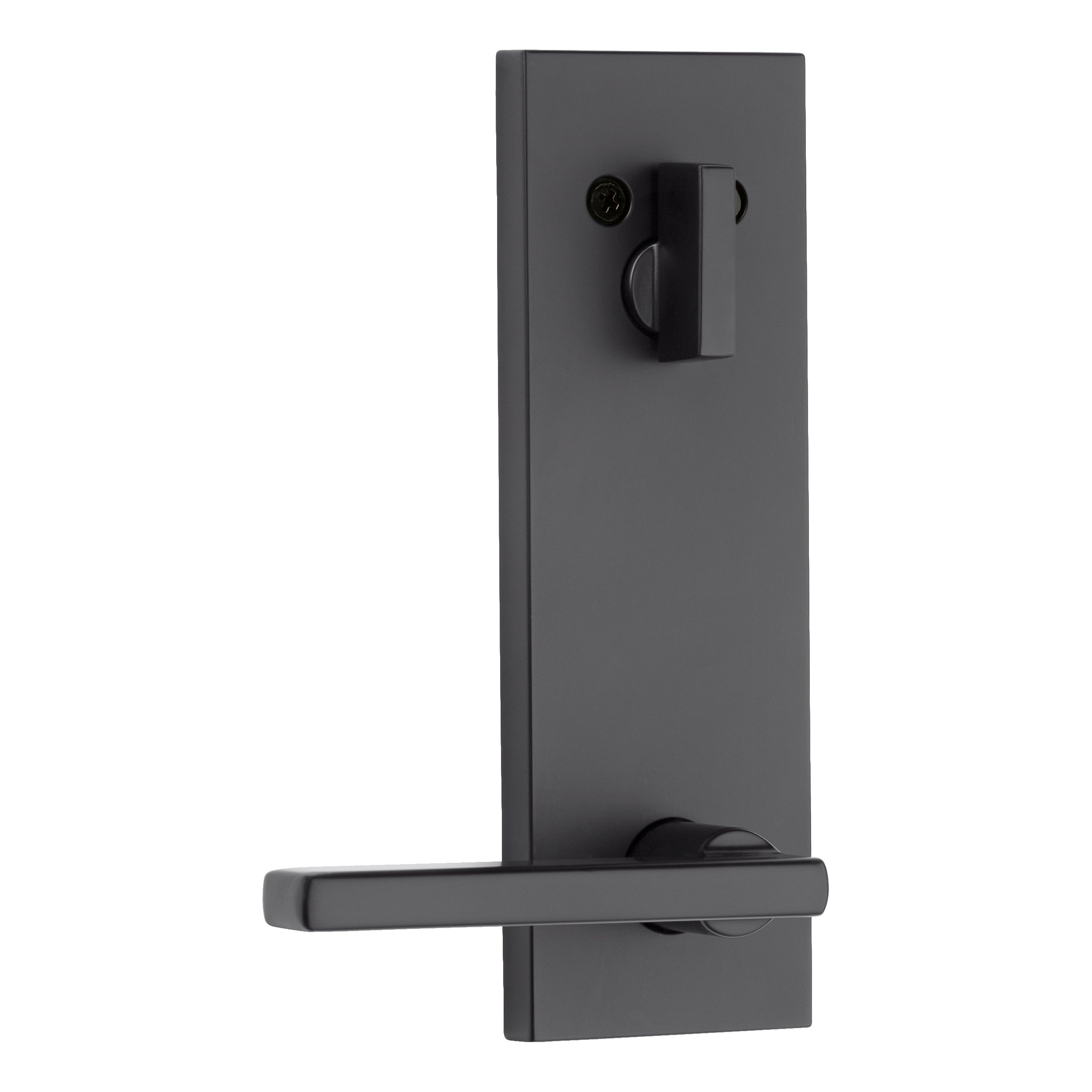 KWIKSET Kwikset 971HFLSQF-514 Interior Lever Trim Matte Black