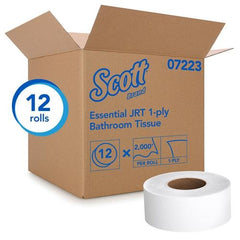 KIMBERLY-CLARK Kimberly-Clark KCC07223 Scott JRT Jr 1-ply 2000 ft toilet tissue (case of 12) 412-07223