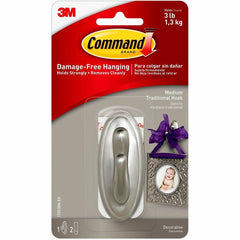 3M 3M MMM17051BNES Medium Traditional Hook (1 Pack)