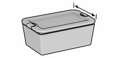 STERILITE Sterilite 14869006 Stacker Tote 19 Gallon (1-Pack)