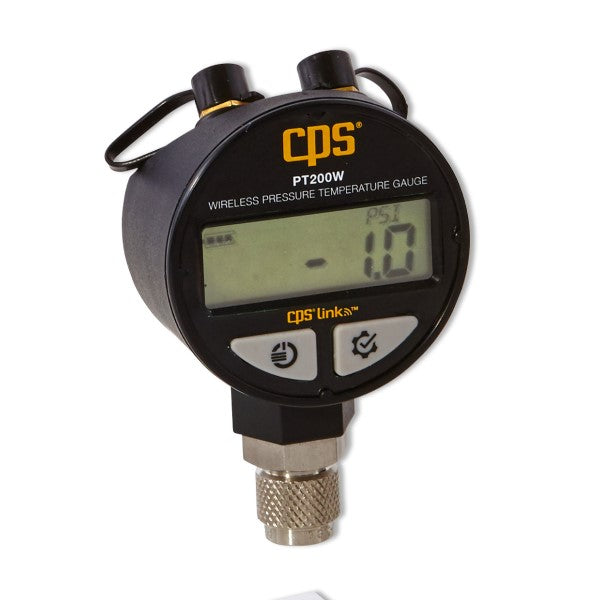 CPS PRODUCTS CPS Products PT200W Wireless Pressure and Temperature Gauge, Pressure Reading : +/- 0.1 psig Accuracy