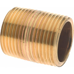 MERIT BRASS Merit Brass 2016-001BSPT Brass Pipe Nipple 1 Inch Bspt
