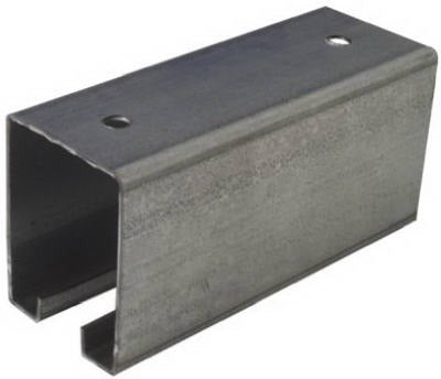 NATIONAL HARDWARE National Mfg N105-726 Galvanized Trolley Rail 8 Ft 450 Lb