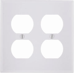 LEVITON Leviton Mfg Co 001-88016-000 4-outlet Wall Plate White