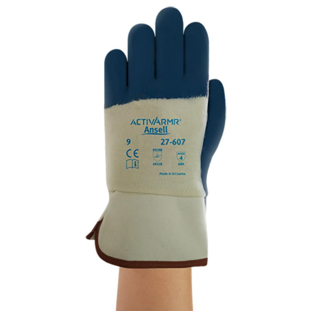 ANSELL Ansell 205858 Work Gloves Xl Nitrile Palm Dipped
