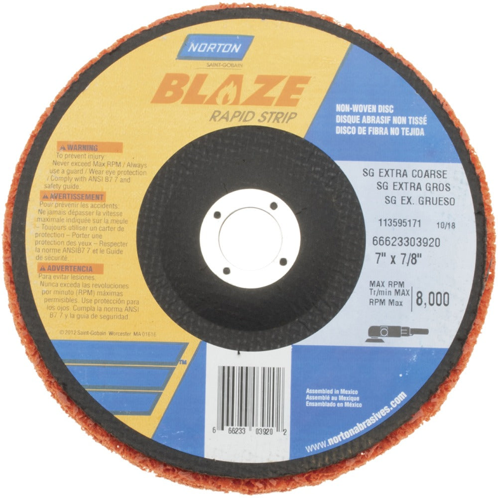 NORTON Norton 66623303920 Deburring Disc 7 in Extra Coarse
