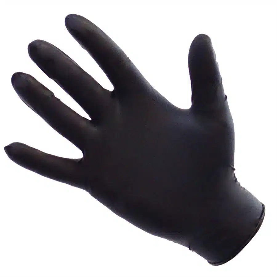 SHUBEE Shubee D SB NGB PF M Gauntlet Silver Edition Nitrile Gloves 100 Per Box (10 Boxes Case) DSBNGBPF