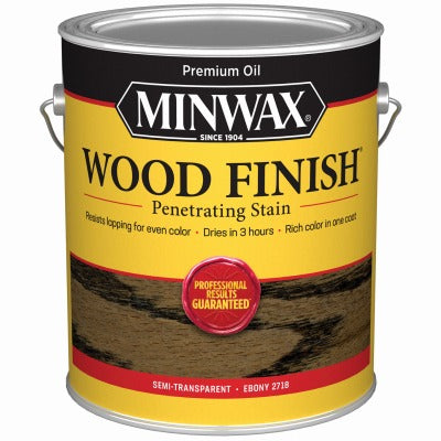 MINWAX Minwax 710960000 Ebony Wood Finish Gallon 250 Voc