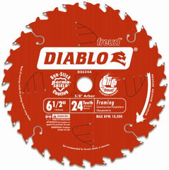 DIABLO Freud D0624X Diablo Cordless Saw Blade 24T 5/8 in