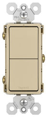 LEGRAND Pass Seymour RCD11ICC6 Dual Decorator Switch 15A 120/277V