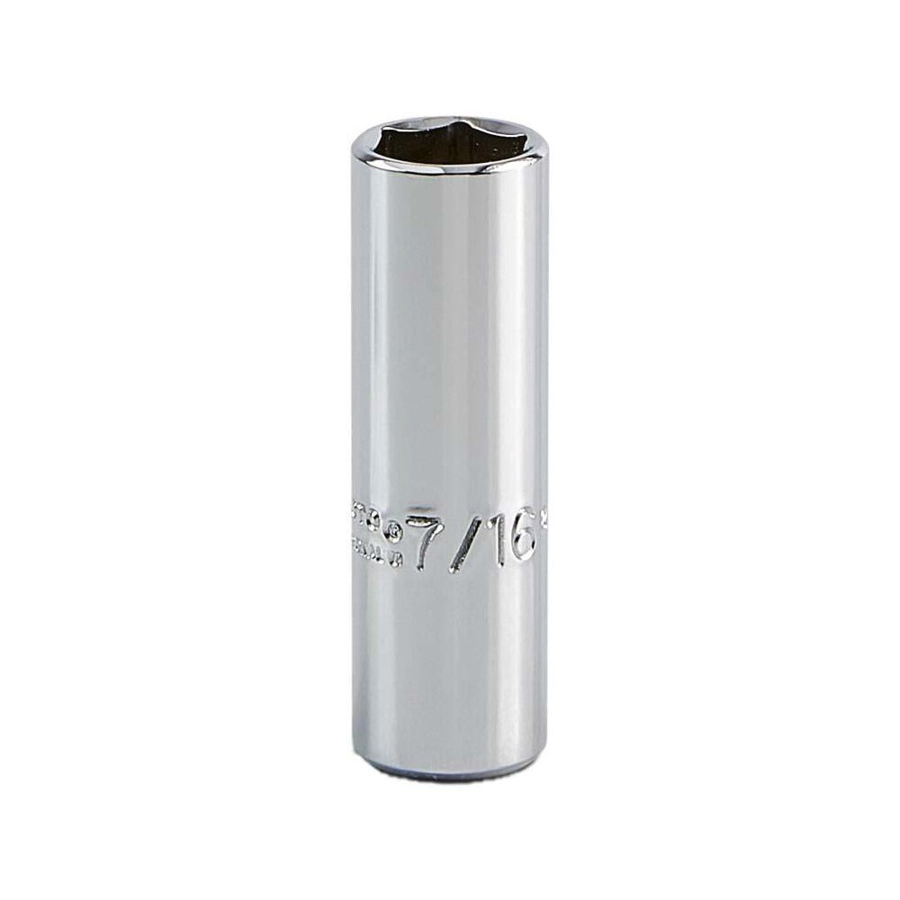 PROTO Proto J4714L Deep Hand Socket 7/16 Inch 6-point
