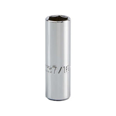 PROTO Proto J4714L Deep Hand Socket 7/16 Inch 6-point