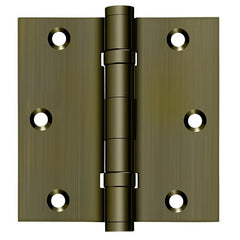 DELTANA Deltana DSB35B5 Square Hinge Ball Bearing Antique Brass