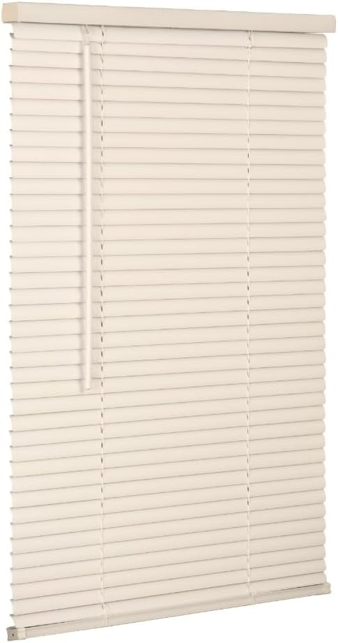 LOTUS & WINDOWARE Lotus & Windoware RLX6372AL Cordless Room Darkening 1-Inch Vinyl Plus Mini Blind 63 inches x 72 inches