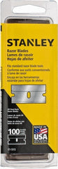STANLEY Stanley 11-515 Single Edge Knife Blade 100 Pack