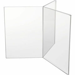 DEFLECTO Deflecto DEF4443 6-sided sign/menu holder (4 inches x 6 inches media / 1 each / six-sided) 4443