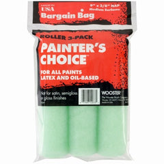 WOOSTER Wooster Brush R728-9 Roller Cover 9 in 3/8 in Nap 3 Pack