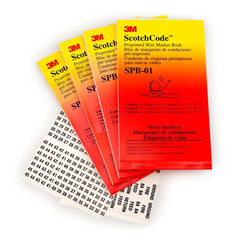 3M 3M 7100072619 Alphanumeric Vinyl Label Book 426 Labels