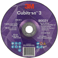 3M 3M 7100313206 Cubitron 3 Cut and Grind Wheel 7 x 5/32 x 7/8 in (10 per pack) 90021