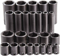 PROTO Proto J72125 Deep Impact Socket Set 25 Pc 3/8 in Drive