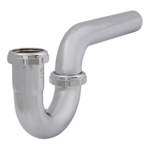 OATEY Oatey 700-1 1-1/4 Brass P-Trap w/o Cleanout 20 Ga Chrome Plated