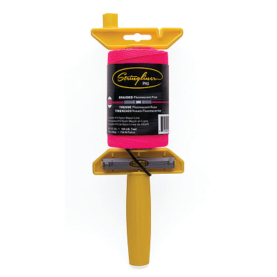 STRINGLINER Stringliner 25462 Nylon Mason Line With Reel 500 ft Fluorescent Pink