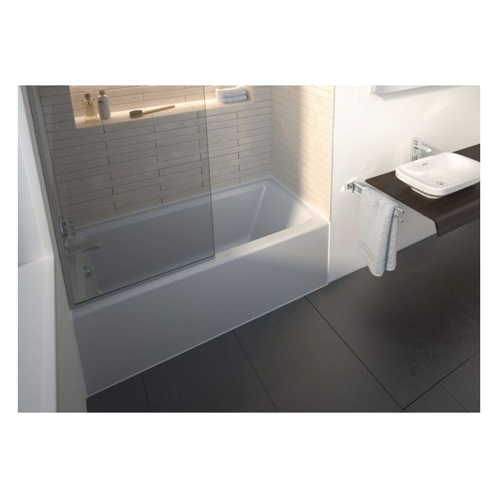 DURAVIT DURAVIT 700354000000091 Architec 60-Inch Alcove Soaking Bathtub
