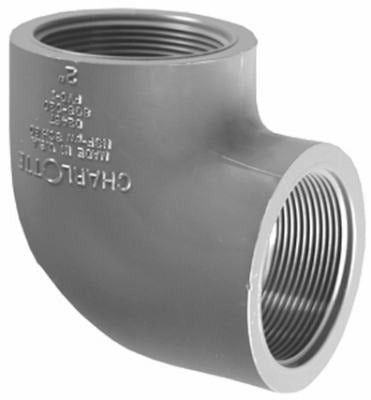 CHARLOTTE PIPE Charlotte Pipe Pvc 08302 1200HA Sch 80 3/4 in 90 Elbow