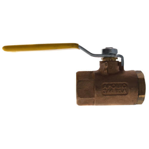 APOLLO VALVES Apollo Valves 7014464 70-100 Series 3/4 Inch Bronze Standard Port FNPT 250# Ball Valve