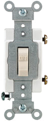 LEVITON Leviton S06-CS115-2TS Commercial Grade 15 Amp Toggle Single Pole Switch (Each) LEVCS1152TS