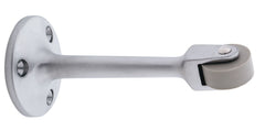IVES Ives RB47126D Straight Roller Bumper 4.5 in Satin Chrome