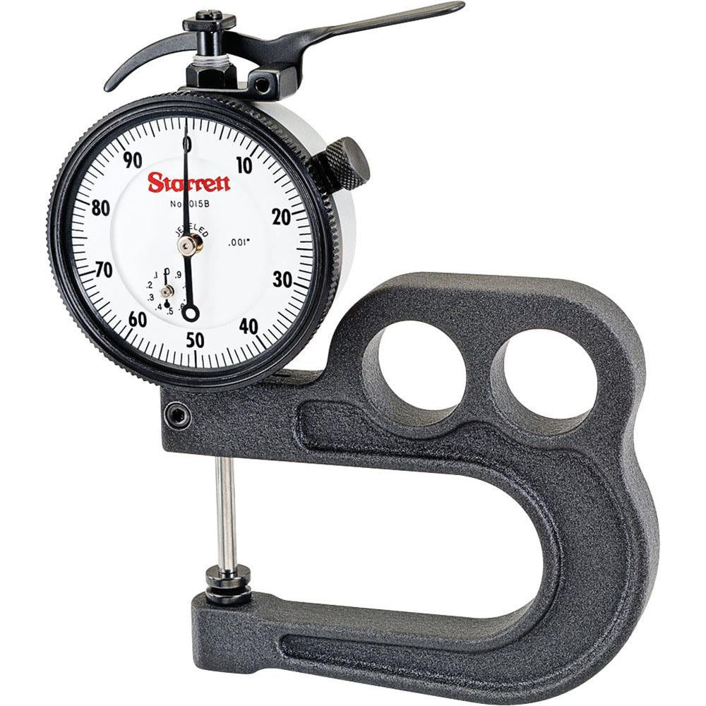 STARRETT Starrett 53121 Dial Thickness Gage 0-1 in 0.001 Grad