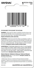 RAYOVAC Rayovac KE23A-1ZMA Keyless 12V Alkaline Battery (23A / 1 Count)