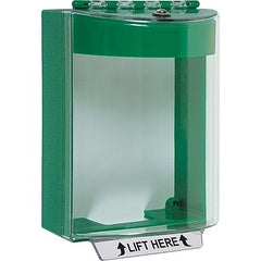 STI STI-13210NG Pull Station Cover Green Universal Stopper