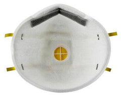3M 7000002462 Cool Flow Foam, Microfiber and Plastic N95 Particulate Respirator in White (Box of 10)