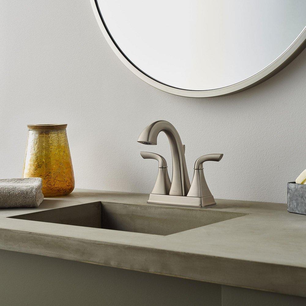 PFISTER Pfister LG48-BS0K Bronson 2 Handle Centerset Bathroom Faucet