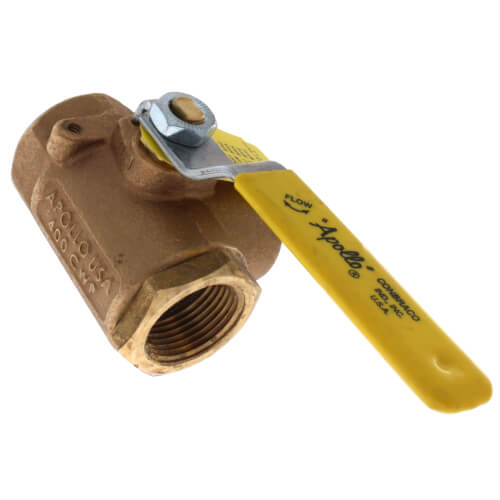 APOLLO VALVES Apollo Valves 7060501 70-600 Series 1 in. Bronze Standard Port FNPT 400# Ball Valve