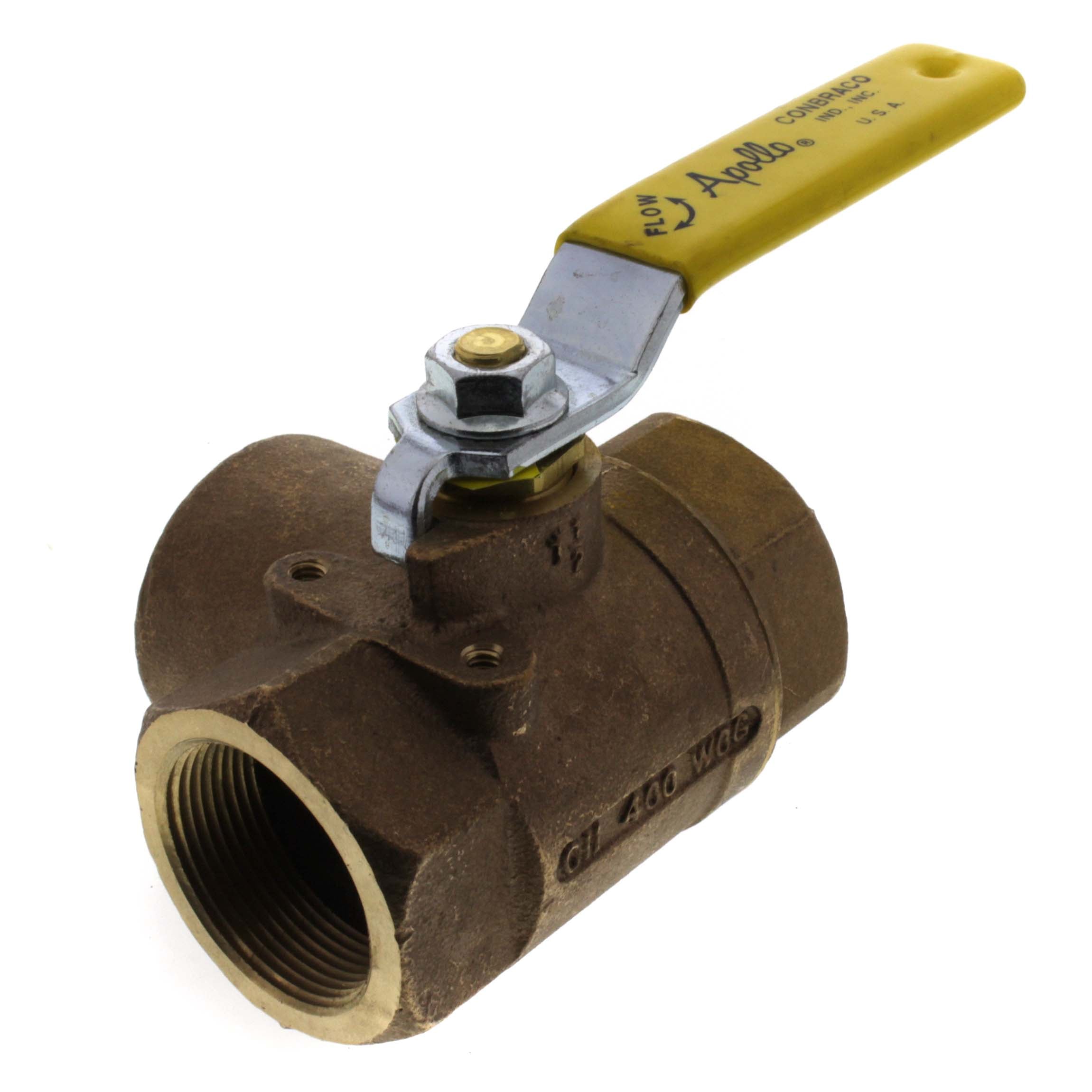 APOLLO VALVES Apollo Valves 7060701 70-600 Series 1-1/2 in. Bronze Standard Port FNPT 400# Ball Valve