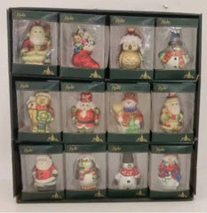 GERSON Gerson CBK50001A Assorted Glass Ornament Set 24 Pieces